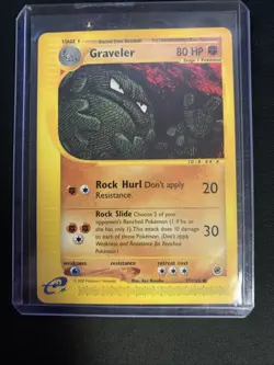 Graveler 79/165 Expedition Pokemon Card Reverse Holo Foil Rare Near Mint NM - Image 1