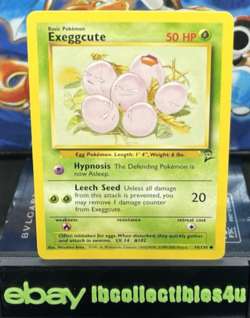 2000 Pokemon Card Set 2 Exeggcute #74/130 Wotc Vintage NM Free Shipping - Image 1