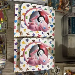 Pokemon Trading Card Set Lot with Mew Box Includes Tokens Coins Stickers - Image 2