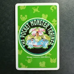 S2629 Koffing 7 of Spades Green Venusaour Deck Playing Poker Card Pokemon - Image 2