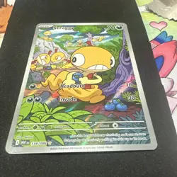 Pokemon White Flare Scraggy Illustration Card 138/086 English NM Holo - Image 1