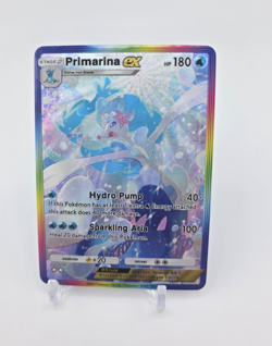 Custom Foil Holo PRIMARINA Card Rainbow PRIMARINA EX READ DESCRIPTION BELOW - Image 1