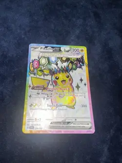 Pikachu ex 219/191 Full Art Surging Sparks Ultra Rare Pokemon Card Mint NM - Image 1