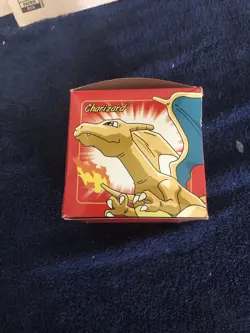 1999 BURGER KING POKEMON GOLD CARD CHARIZARD, And POLIWHIRL. Complete In Box. - Image 3