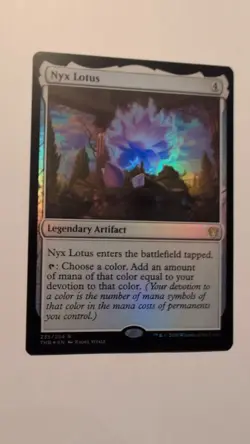 NYX Lotus Foil Card, Magic The Gathering, Theros Beyond Death, NM, Rare - Image 2