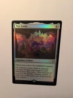 NYX Lotus Foil Card, Magic The Gathering, Theros Beyond Death, NM, Rare - Image 4