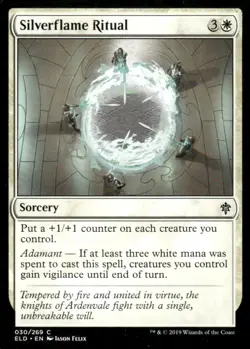Silverflame Ritual 030/269 Throne of Eldraine MTG Magic the Gathering card - Image 1