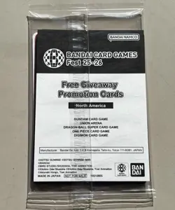 SEALED TCG Bandai Card Games Fest 25-26 Promo PACK-Gundam, OP, Digimon, UA, &DBS - Image 2