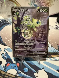 Pokemon TCG SWSH Fusion Strike Celebi v Alt Art Holo Ultra Rare Card 245/264 - Image 1
