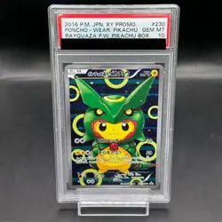 Pokemon Card Poncho-wearing Pikachu 230 XY-P PSA10 Japanese 901aaaa67176a98121a - Image 1