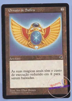 Sapphire Medallion Charlie Brown Mtg MISPRINT Portuguese "Ornato de Safira" - Image 1