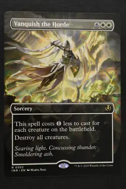 Magic The Gathering: Vanquish the Horde - INR - Borderless NM Unplayed - MTG - Image 1