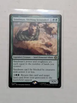 2025 MTG Magic the Gathering -Spider-Man - Sandman, Shifting Scoundrel - R 0112 - Image 1