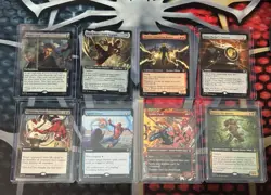 Mtg Magic Spider-Man Lot Of 8 Cards Rare - Borderless - Image 1