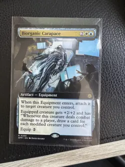 Biorganic Carapace (Extended Art) - 0269 - Marvel's Spider-Man MTG - NM/M - Image 1