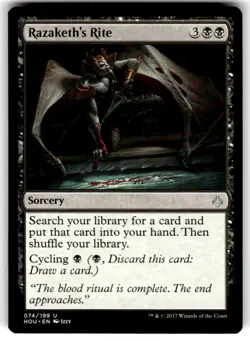Razaketh's Rite Hour of Devastation Regular MTG - Image 1