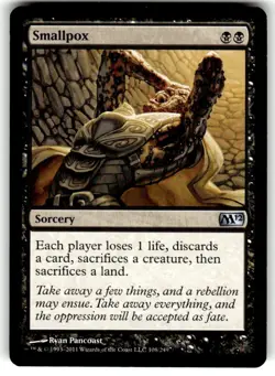 Smallpox Core Set 2012 (M12) Regular MTG - Image 1
