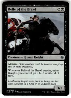 1x Belle of the Brawl | FOIL | Throne of Eldraine | MTG Magic Cards - Image 1