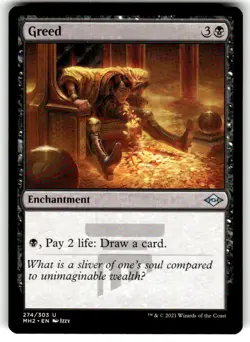 Greed Modern Horizons 2 Regular MTG - Image 1