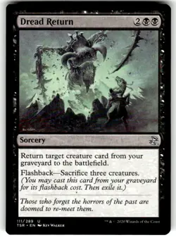 Dread Return Time Spiral Remastered Regular MTG - Image 1