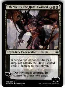Ob Nixilis, the Hate-Twisted War of the Spark Regular MTG - Image 1