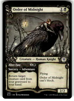 Order of Midnight (Showcase) Throne of Eldraine Regular MTG NM - Image 1