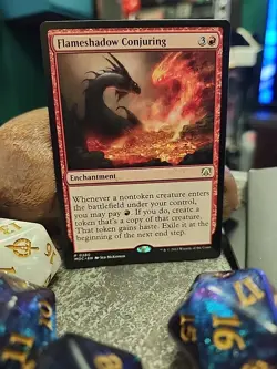 MTG Flameshadow Conjuring - Regular - March of the Machine Commander #0280 - Image 1