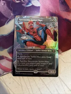 MTG Marvel Spider-Man, Spectacular Spider-Man - Borderless Foil - Image 1