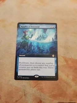 Ripples Of Potential Extended Art Commander The Lost Caverns Of Ixalan MTG NM - Image 1