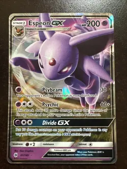 Espeon GX 61/149 NM/back Dent Pokemon TCG Sun & Moon (see Photos) - Image 1