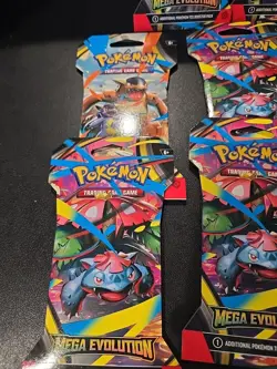 Pokemon TCG Mega Evolution Booster Pack Lot (10) - Image 3