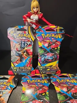 Pokemon TCG Mega Evolution Booster Pack Lot (10) - Image 4