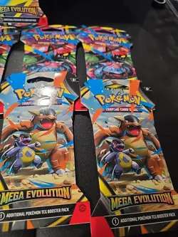 Pokemon TCG Mega Evolution Booster Pack Lot (10) - Image 5