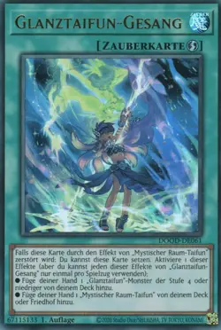 yugioh Glanztaifun-Gesang DOOD-DE061 ULTRA RARE 1AUFLAGE DEUTSCH - Image 1
