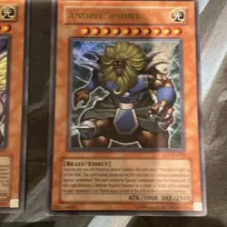 YuGiOh Movie Cards, Sphinx Teleia, Andro Sphinx, Theinen The Great Sphinx Lot - Image 2