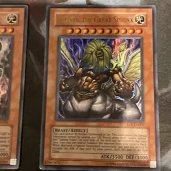 YuGiOh Movie Cards, Sphinx Teleia, Andro Sphinx, Theinen The Great Sphinx Lot - Image 3