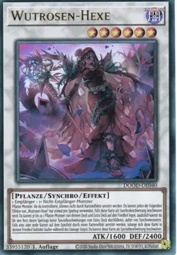 yugioh Wutrosen-Hexe DOOD-DE040 ULTRA RARE 1AUFLAGE DEUTSCH - Image 1