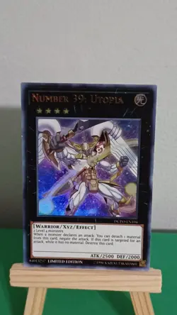 2019 Yugioh Number 39: Utopia DUPO-EN104 Ultra Rare Duel Power - Image 2
