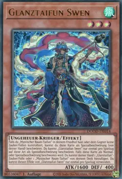 yugioh Glanztaifun Swen DOOD-DE014 ULTRA RARE 1AUFLAGE DEUTSCH - Image 1