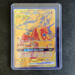 Reshiram & Charizard GX SM247 Card NM-M Full Art Promo Pokemon - Image 1