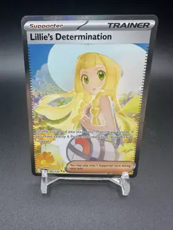 Lillie’s Determination 184/132 SIR Mega Evolution Pokemon Card - Image 1
