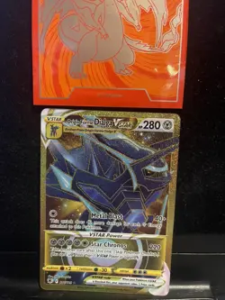 Pokemon Card Origin Forme Dialga VSTAR 210/189 Holo Gold Rare 266💎NM💎 - Image 1