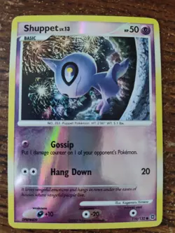 Shuppet Pokemon Card 110/132 Secret Wonders Reverse Holo LP - Image 2