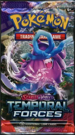 Pokemon SV Temporal Forces Booster Pack - 10 Cards / Pack - Random Art - Image 1
