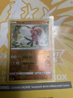 080/172 Throh : Reverse Holo Card : Pokemon TCG SWSH09 Brilliant Stars - Image 1