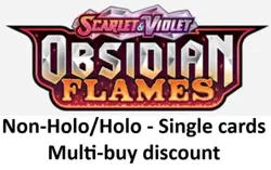 Pokemon TCG Obsidian Flames - NON-HOLO/HOLO SINGLE CARDS - NM/MINT - Image 1