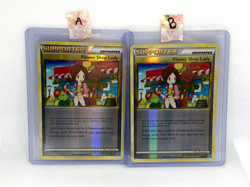 Flower Shop Lady Supporter Undaunted 74/90 Reverse Holo Pokemon Trading Card - Image 1
