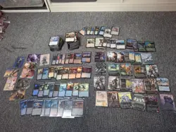 Final Fantasy Magic The Gathering MTG Cards Joblot Borderless Holo Foil Bundle - Image 1