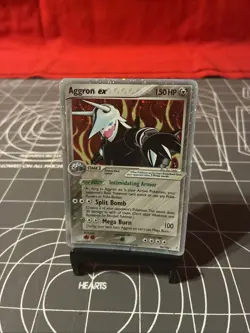 2006 Pokemon Aggron Ex 89/100 Card Heavily Played - Image 1