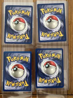 WB Kids Gold Stamped 1999 Pokemon First Movie Promo 4 Card Lot Mewtwo Pikachu NM - Image 2